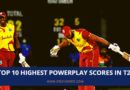 highest total in powerplay overs in t20i
