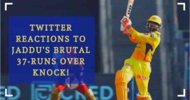 Jadeja 36 runs in an over vs RCB IPL 2021