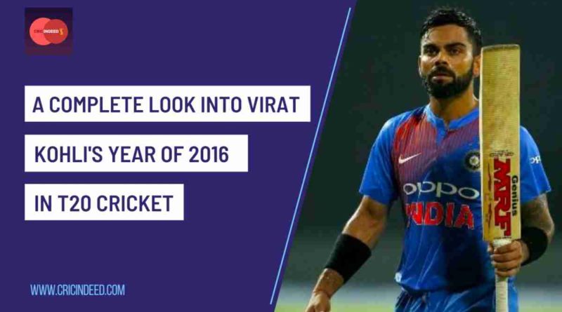 virat kohli 2016 records