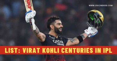 List: Virat Kohli Centuries in IPL