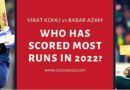virat kohli vs babar azam 2022