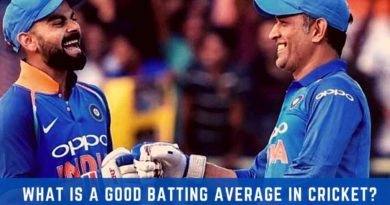What is a good batting average in cricket