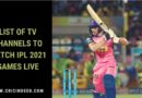 Where to watch ipl 2021 live in Tv