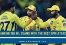 Which team in IPL 2020 has the best spin attack?