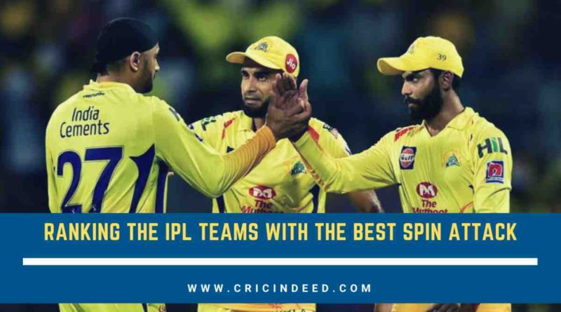 Which team in IPL 2020 has the best spin attack?
