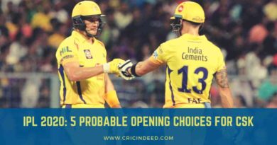Who will open for Chennai Super Kings in IPL 2020