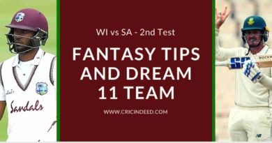 WI vs SA 2nd Test Dream11 Prediction
