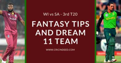 WI vs SA 3rd T20 Dream11 Prediction