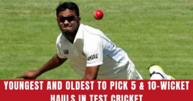 youngest and oldest to 5 wicket haul