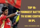 Top 10: Youngest Batters to Score Century in IPL