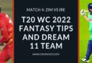 ZIM VS IRE DREAM11 PREDICTIONS