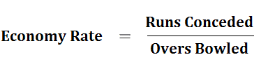 Bowling Economy Rate Formula